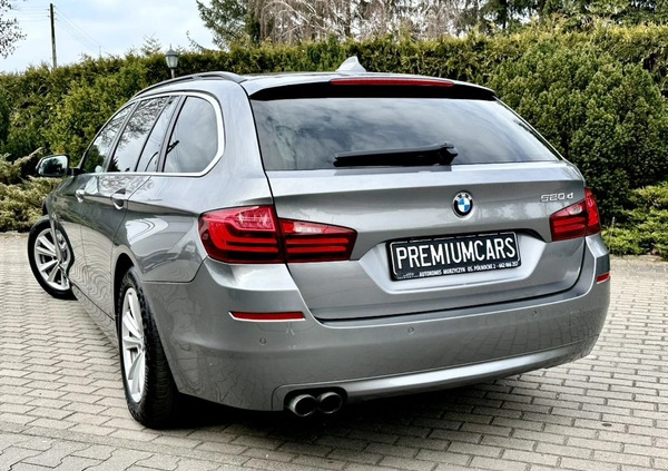 BMW Seria 5 cena 73900 przebieg: 198762, rok produkcji 2016 z Zwoleń małe 781
